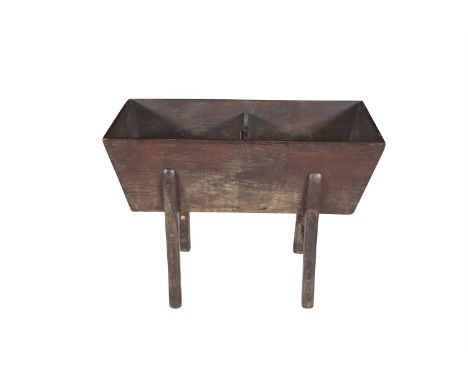 A 19TH CENTURY FRUITWOOD BREAD POURING TROUGH. 100 x 51cm