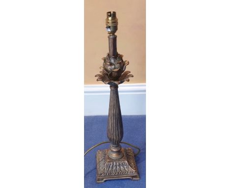 Decorative table lamp, 50cms h. 