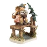 Original Hummel Figur Hum 472-CC, BALD SIND WIR DRÜBEN von Goebel (on our way), aus der ...