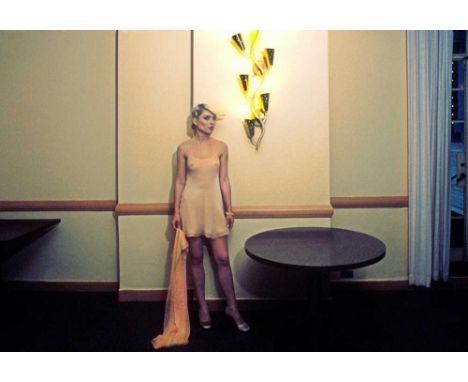 A high-quality photo print depicting Debbie Harry, taken by photographer Martyn Goddard in 1978. The photo depicts Debbie Har