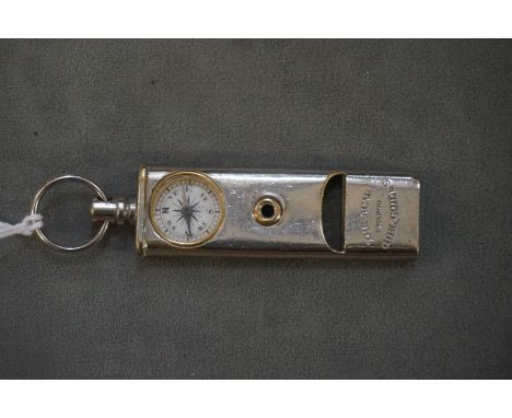 A vintage Acme 'Girl Guides' combined compass and whistle.&nbsp; 