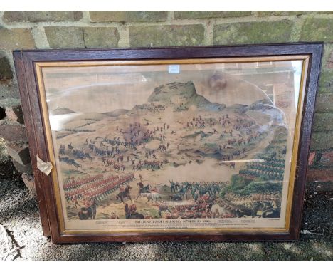 A print of 'The Battle Of Dundee; together with a print of 'The Battle Of Belmont. 