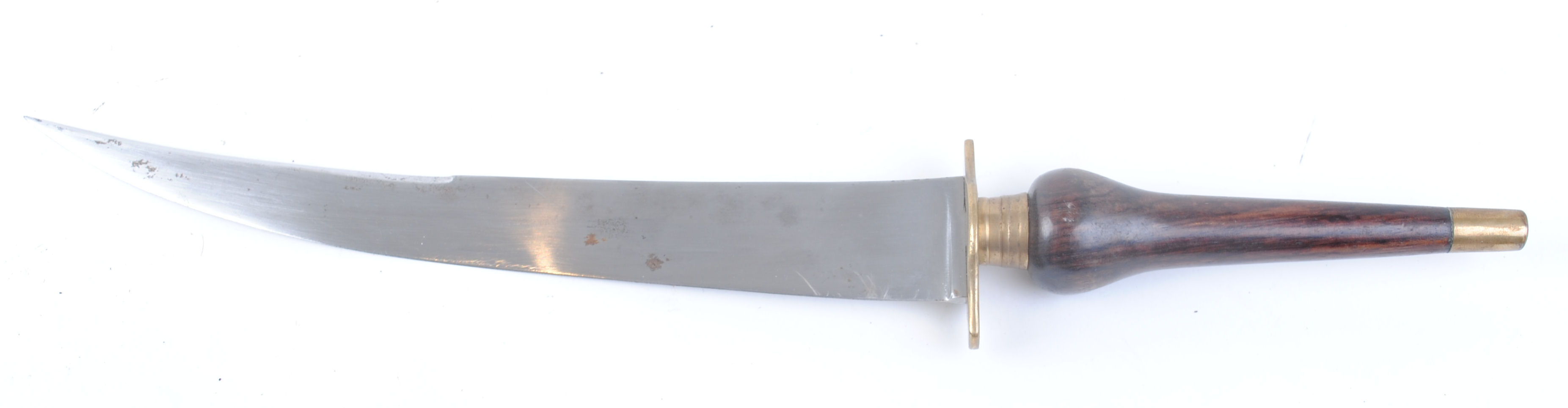 Reproduction plug 10,3/4 ins slightly curved clipped blade