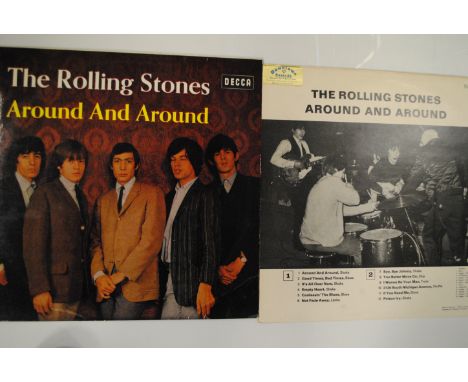 Rolling Stones, six duplicate albums 'Around and Around' two French and four German of various conditions