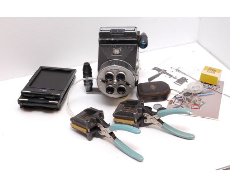 A Polaroid Mini Portrait Camera, together with two hand cutters, foure DDS and other accessories (a lot)