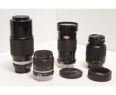 Nikon 18-55mm DX Lens, together with an f/4 80-200, an f/2.8 55, and an f/2.8-3.5 28-90 Series 1 (4)