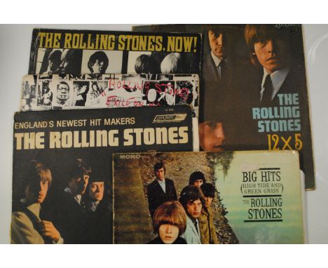 Rolling Stones, fourteen USA issue albums of various years and conditions 