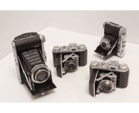 Ensign Selfix 820 Camera, together with Welta and Balda folding cameras (4)