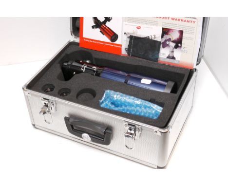 A William Optics Zenith Star 66 Scope, incomplete in maker's case