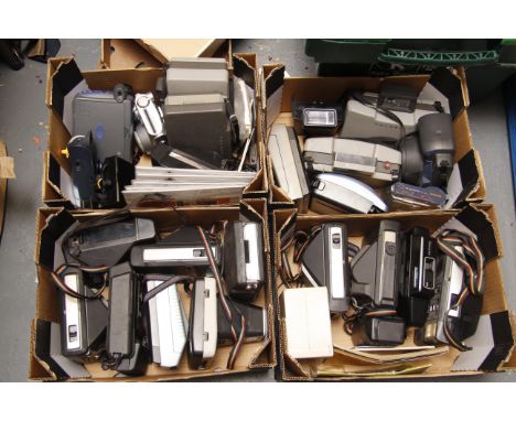 Instant Cameras, Polaroid, Fuji and Kodak models with other items (4 boxes)