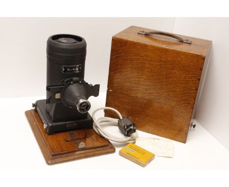 Kodak Retina Projector, in wooden transit case, with receipt from 1941