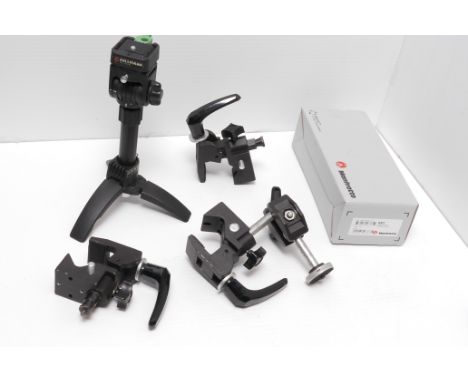 Manfrotto Accessories: super clamps with a 293 telephoto lens support (a lot)