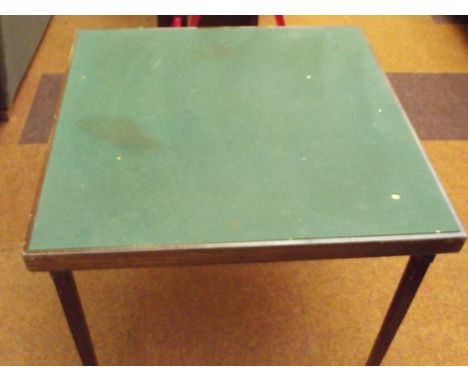Folding card table 