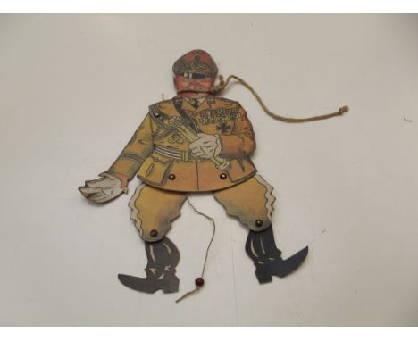 World War 2 cardboard Goering puppet