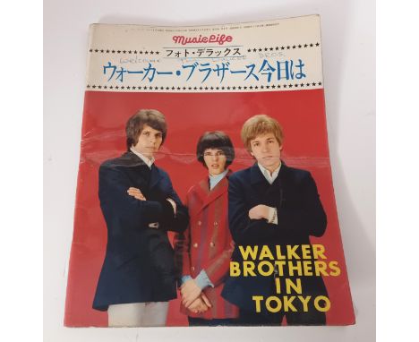 WALKER BROTHERS IN TOKYO PROGRAMME SIGNED BY ALL THREE WITH MESSAGES. SCOTT ENGEL, JOHN MAUS &amp; GARY LEEDS