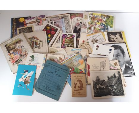 LARGE COLLECTION OF VINTAGE CARDS &amp; EPHEMERA