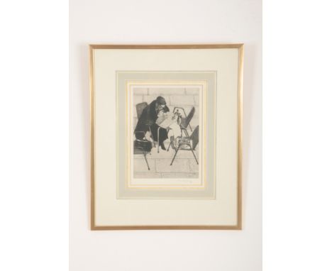 *WILFRED R. E. FAIRCLOUGH (1907-1996) 'Venice, the Rose and the Writ'signed and dated 1979 in pencil to the margin, etching, 