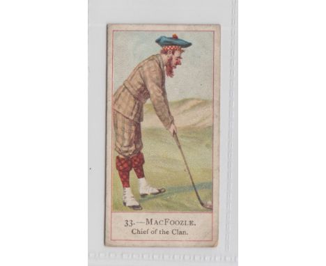 Cigarette card, Cope's, Cope's Golfers, type card, no 33 (fair/gd) (1)