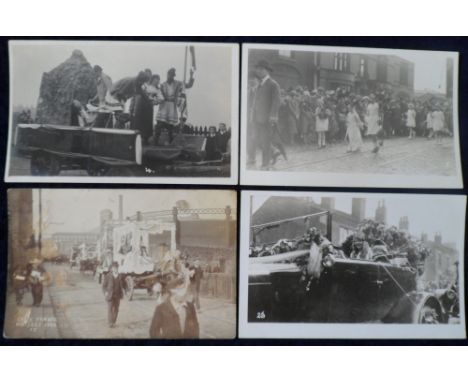 Postcards, Lancs, topographical, Manchester area, Rusholme, Cheadle, Baguley, Withington, Romiley, Worsley etc, printed and R