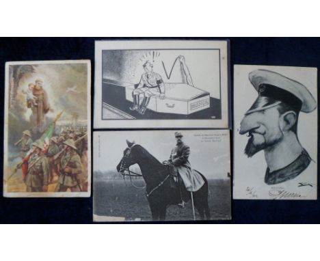 Postcards, a military and aviation selection of approx 45 cards inc Grahame White, WW2 vehicles, (photo's), Hitler comic, Pro