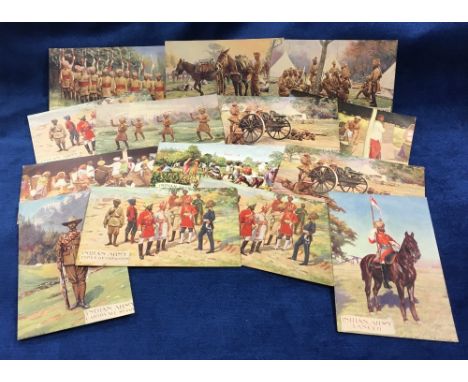 Postcards, Advertising, a collection of 11 postcards and trade cards advertising Indian Teas, represented mostly by the India