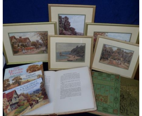 Ephemera, A R Quinton, selection, inc. framed prints (5), various books, inc. Good Words, 1896 by D Macleod, The Pilgrim's Wa