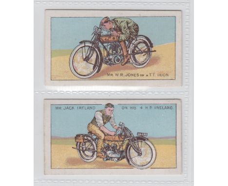 Cigarette cards, Golds, Motor Cycle Series, blue back, two cards, nos 2 (gd) & 15 (vg) (2)
