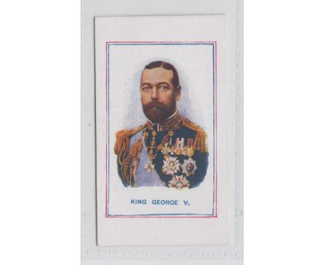 Cigarette card, Aikman's, Army Pictures, Cartoons etc, type card, King George 5th (vg) (1)