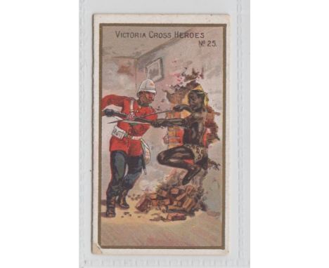 Cigarette card, Taddy, Victoria Cross Heroes (21-40), type card, no 25 (gd) (1)