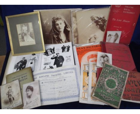 Theatre, a large collection of magazines, photos, programmes, letters, books etc, late 19th century onwards, esp noted 'The T