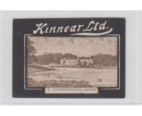 Cigarette card, Kinnear's, Views, type card, no 5, Combermere Abbey, 'K' size (back sl grubby, gd) (1)