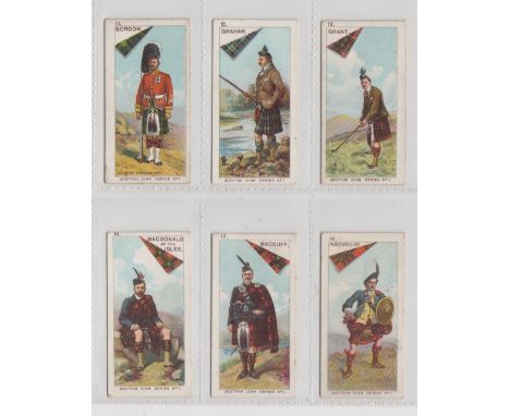 Cigarette cards, Mitchell's, Scottish Clans Series (set, 25 cards) (gd/vg)
