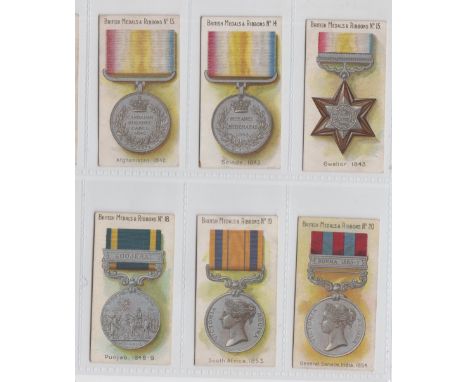 Cigarette cards, Taddy, British Medals & Ribbons (set, 50 cards) (gd) 