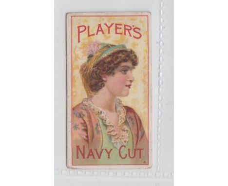 Cigarette card, Player's, Advertisement card, ref H338, picture no 2, 'Player's Navy Cut Cigarettes' back (gd) (1)