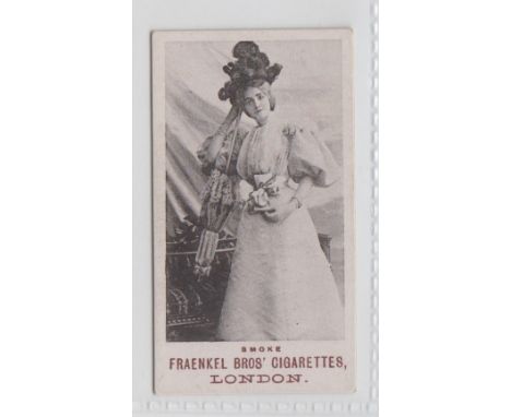 Cigarette card, Fraenkel, Beauties 'HUMPS', type card, ref H222, picture no 16 (vg) (1)
