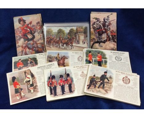 Postcards, Military, a selection of 72 military artist-drawn cards , History and Traditions (40), mostly illustrated by Ibbet