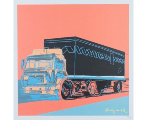 Warhol, Andy (1928 Pittsburgh - 1987 New York, nach) - "Truck", Farboffsetlithografie auf festem Papier, unten rechts Drucksi