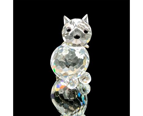Part of the Pets Corner theme group. Lead clear faceted crystal with jet crystal eyes and nose and a floppy meal tail. Swarov