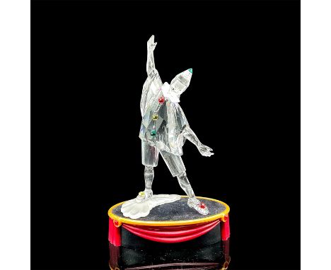 Lead crystal first piece of the Masquerade trilogy. Made from clear and frosted crystal. Swarovski etched backstamp. This ite