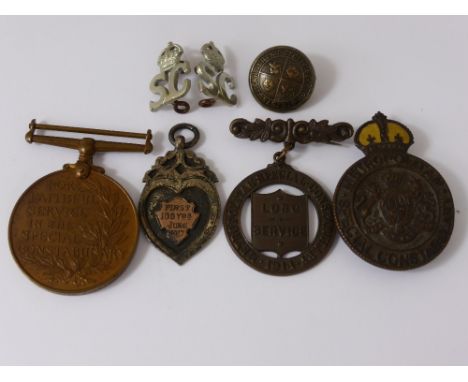Miscellaneous Medals including Metropolitan Special Constable, Warrant Officer Lewis Howard, Birmingham, Metropolitan Long Se