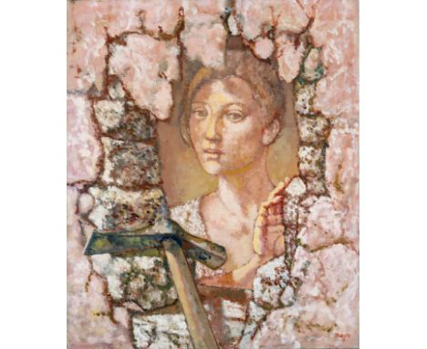 MAYO (ANTOINE MALLIARAKIS) (1905-1990)Éveil signé 'Mayo' en bas à droite; signé, titré et daté 'EVEIL / ROME 1980'/ mayo' au 