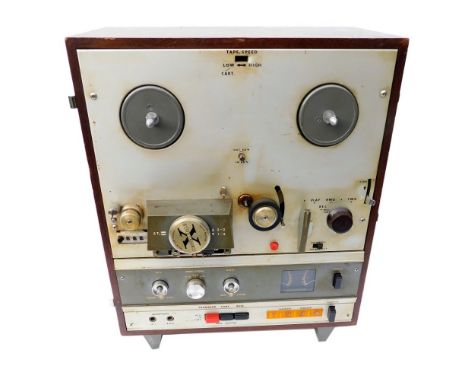 An Akaix-1800SD Crossfield Super Deluxe tape recorder, reed to reel eight track, serial number C-3031. Buyer Note: WARNING! T