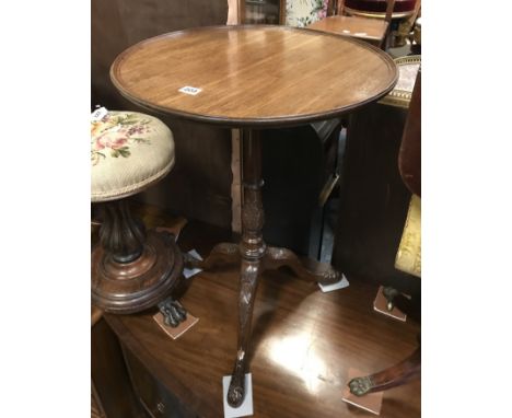 MAHOGANY TRIPOD WINE TABLE