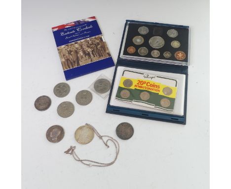 Two United States 'Morgan' Dollars, dated 1887, New Orleans mint and 1900, together with a&nbsp;Maria Teresa Thaler, dated 17