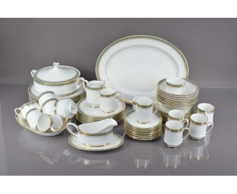 A part Royal Albert and Paragon porcelain Kensington pattern dinner service, approx 60 pieces ready for Christmas lunch, incl