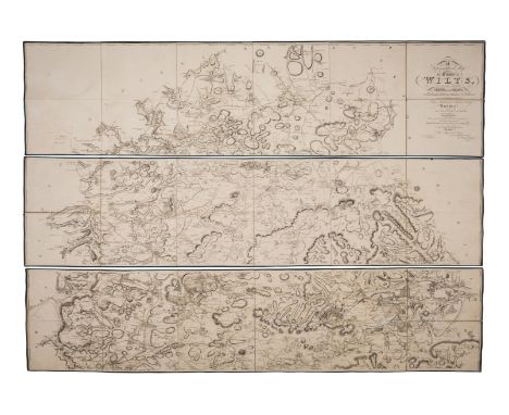 Wiltshire.- Andrews (John) and Andrew Dury. A Topographical Map of the County of Wilts, Describing the Seats of the Nobility 