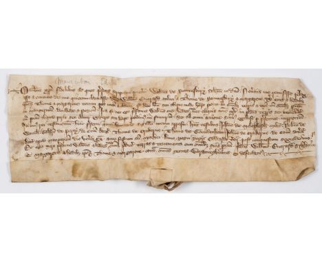 Dorset, Mangerton.- Quitclaim of Walter of Remmesbury [Ramsbury] for William Everard, knight, Thomas Remmesbury and his wife 