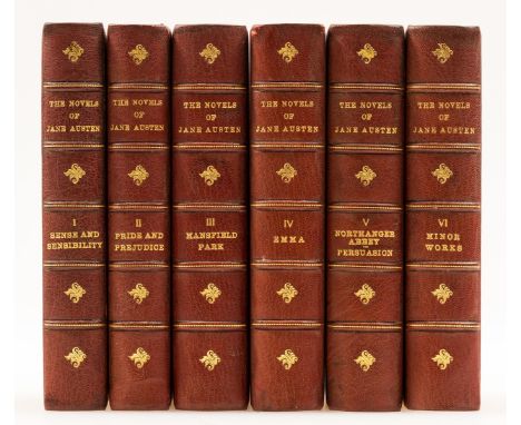 NO RESERVE Austen (Jane) The Novels...The Text based on Collation of the Early Editions by R.W. Chapman, 6 vol., plates, vol.