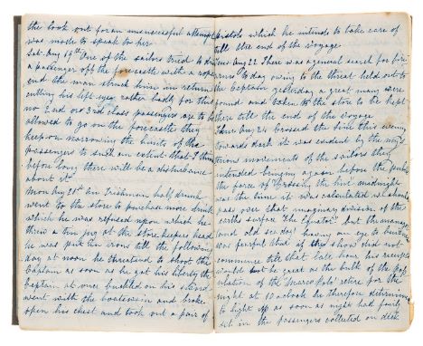 England to Australia.- Journal of our Voyage from Liverpool to Australia in the Ship Marco Polo..., manuscript, 63pp., first 