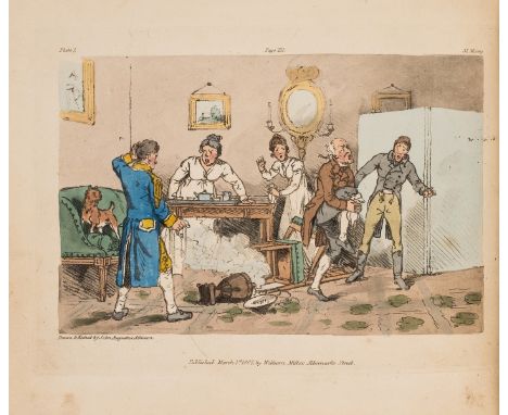 [Atkinson (John Augustus)] Sixteen Scenes taken from The Miseries of Human Life. By one of the Wretched, first edition, etche